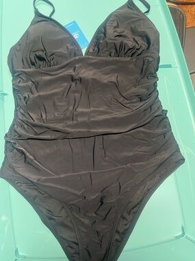 Cupshe Black One-Piece Swimsuit